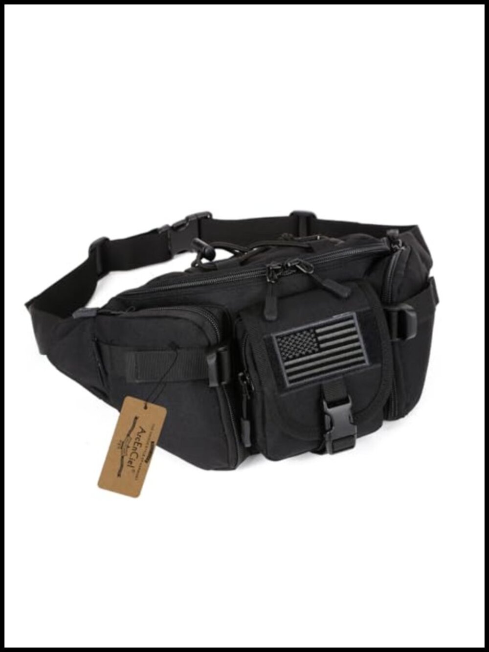 Tactical Waist Pack Nylon Hiking Fishing Bumbag Outdoor